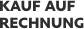 Wir akzeptieren Zahlungen auf Rechnung